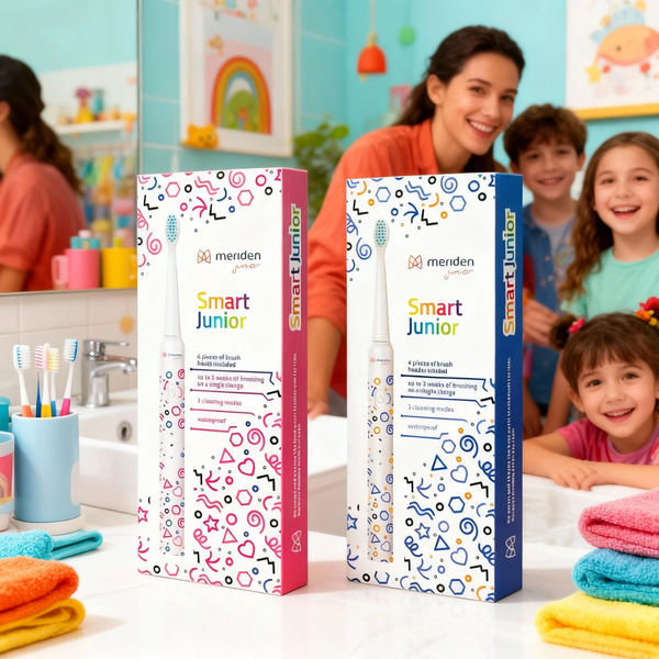 DWUPAK: Szczoteczki Soniczne Meriden SMART Junior (5+ lat)