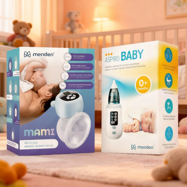 ZESTAW PREMIUM: Laktator Muszlowy Meriden MAMI + Aspirator ASPIRO BABY