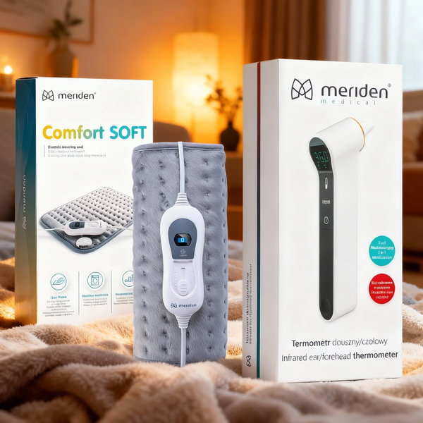 ZESTAW ZDROWIE I KOMFORT: Termometr Meriden + Poduszka Grzewcza