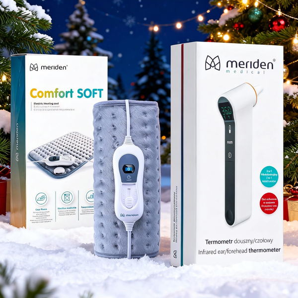 ZESTAW ZDROWIE I KOMFORT: Termometr Meriden + Poduszka Grzewcza